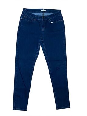 Eileen Fisher Jeans Womens 8P Skinny Denim Organic Cotton Stretch Classic Preppy